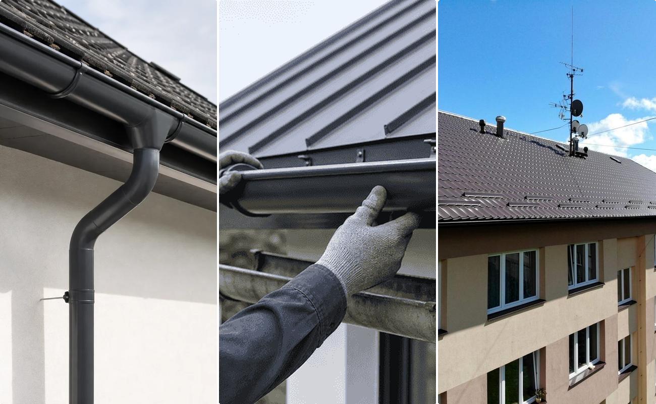 Montaj jgheaburi si burlane pentru acoperis