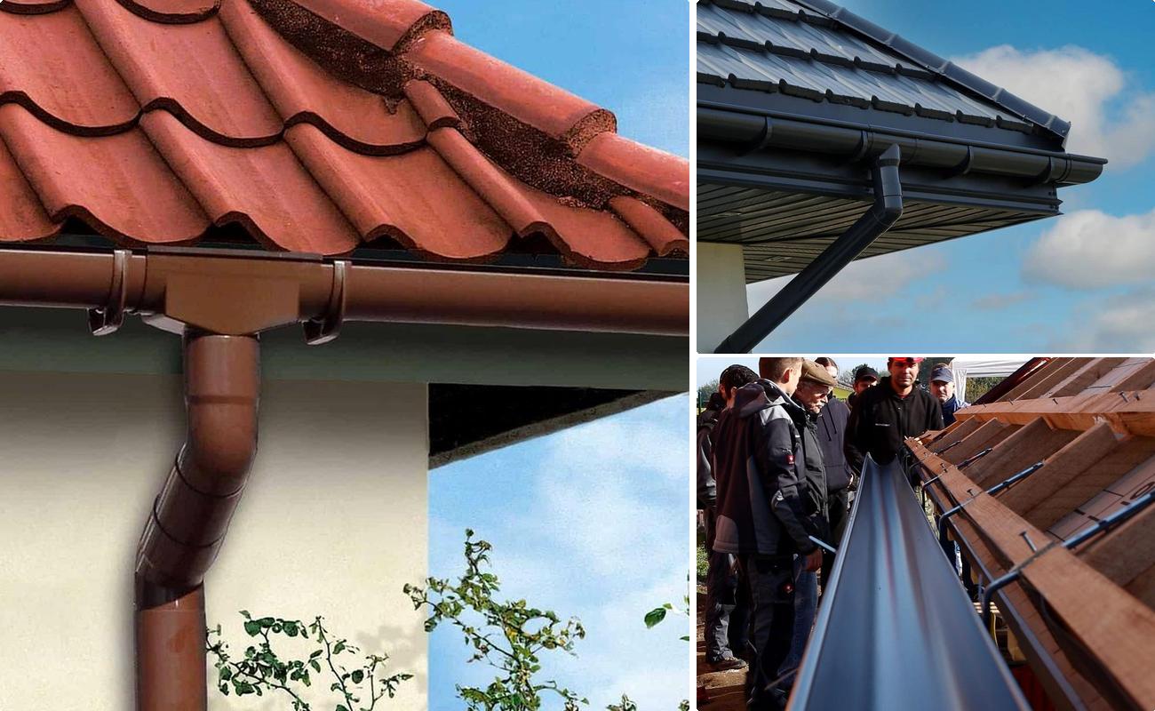 Montaj jgheaburi si burlane pentru acoperis