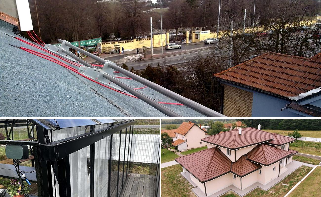 Montaj jgheaburi si burlane pentru acoperis