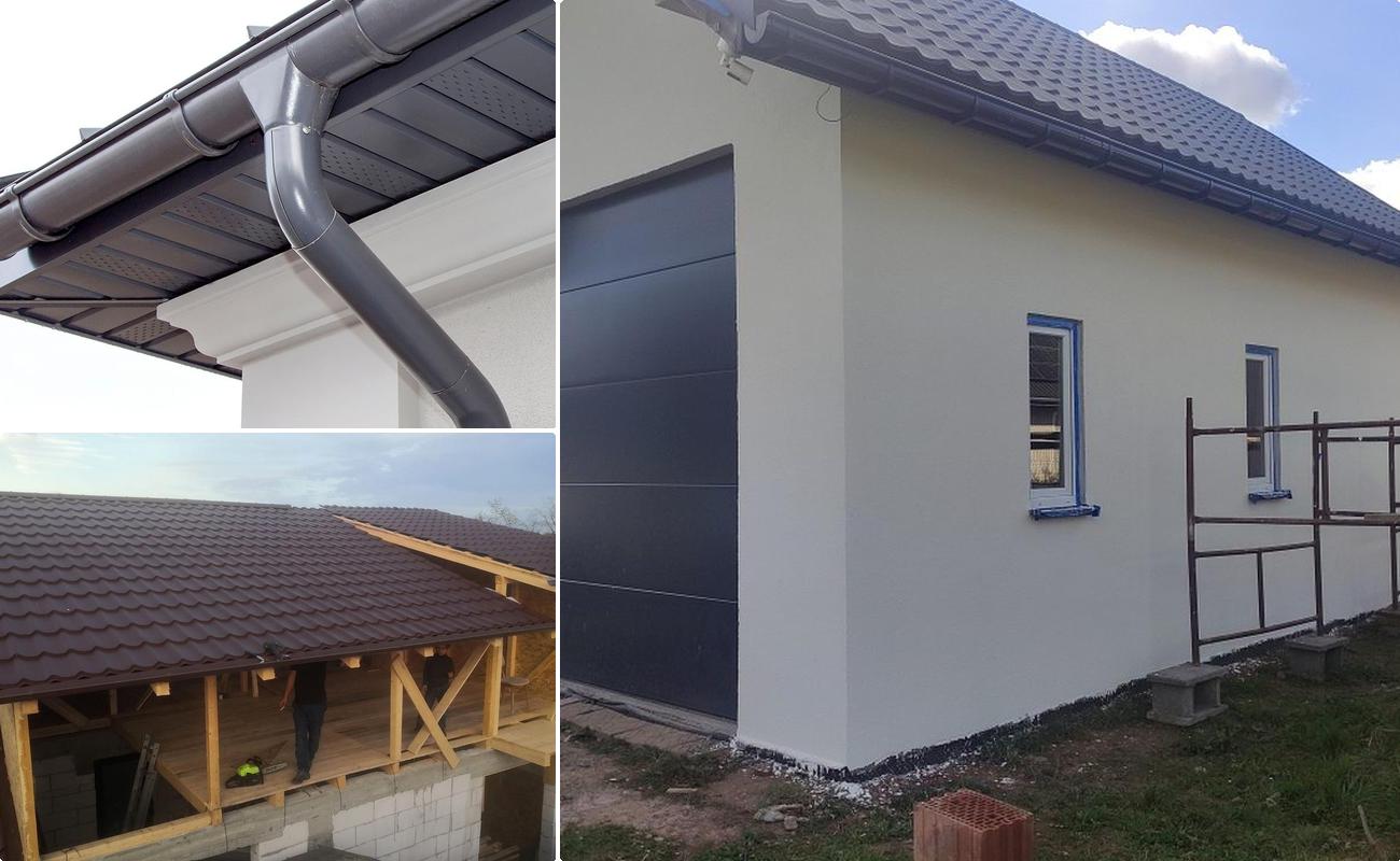 Montaj jgheaburi si burlane pentru acoperis