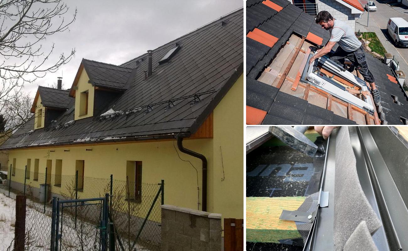 Montaj jgheaburi si burlane pentru acoperis