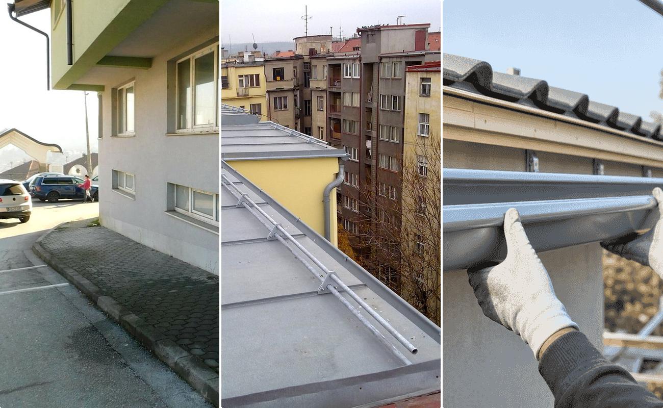 Montaj jgheaburi si burlane pentru acoperis