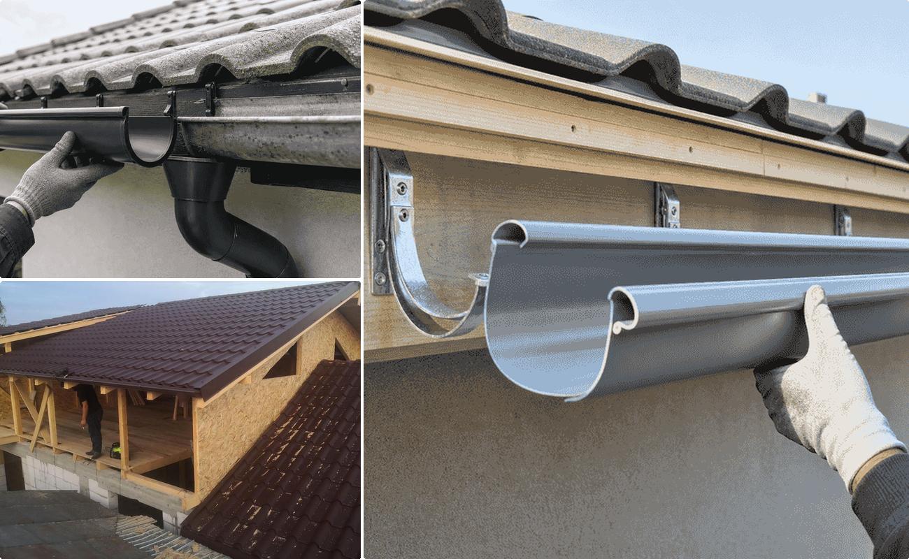 Montaj jgheaburi si burlane pentru acoperis