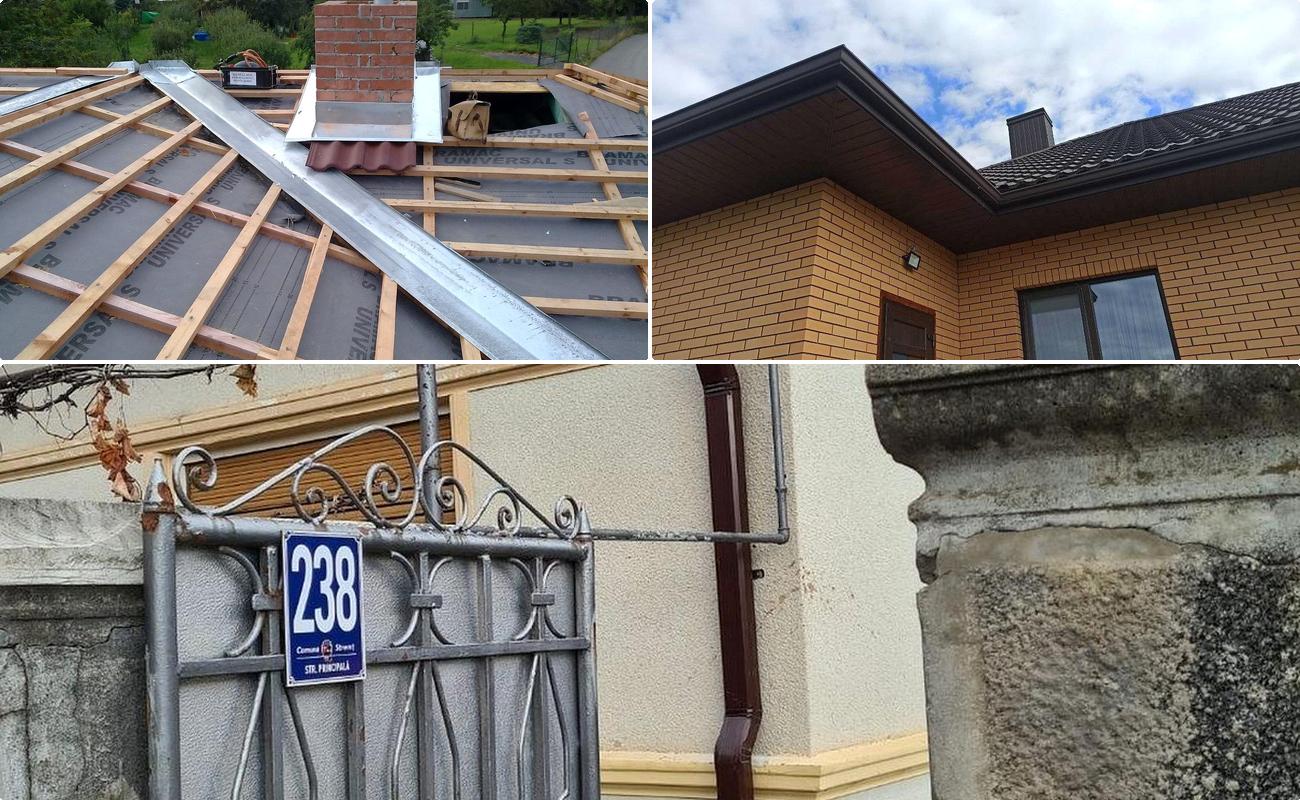 Montaj jgheaburi si burlane pentru acoperis