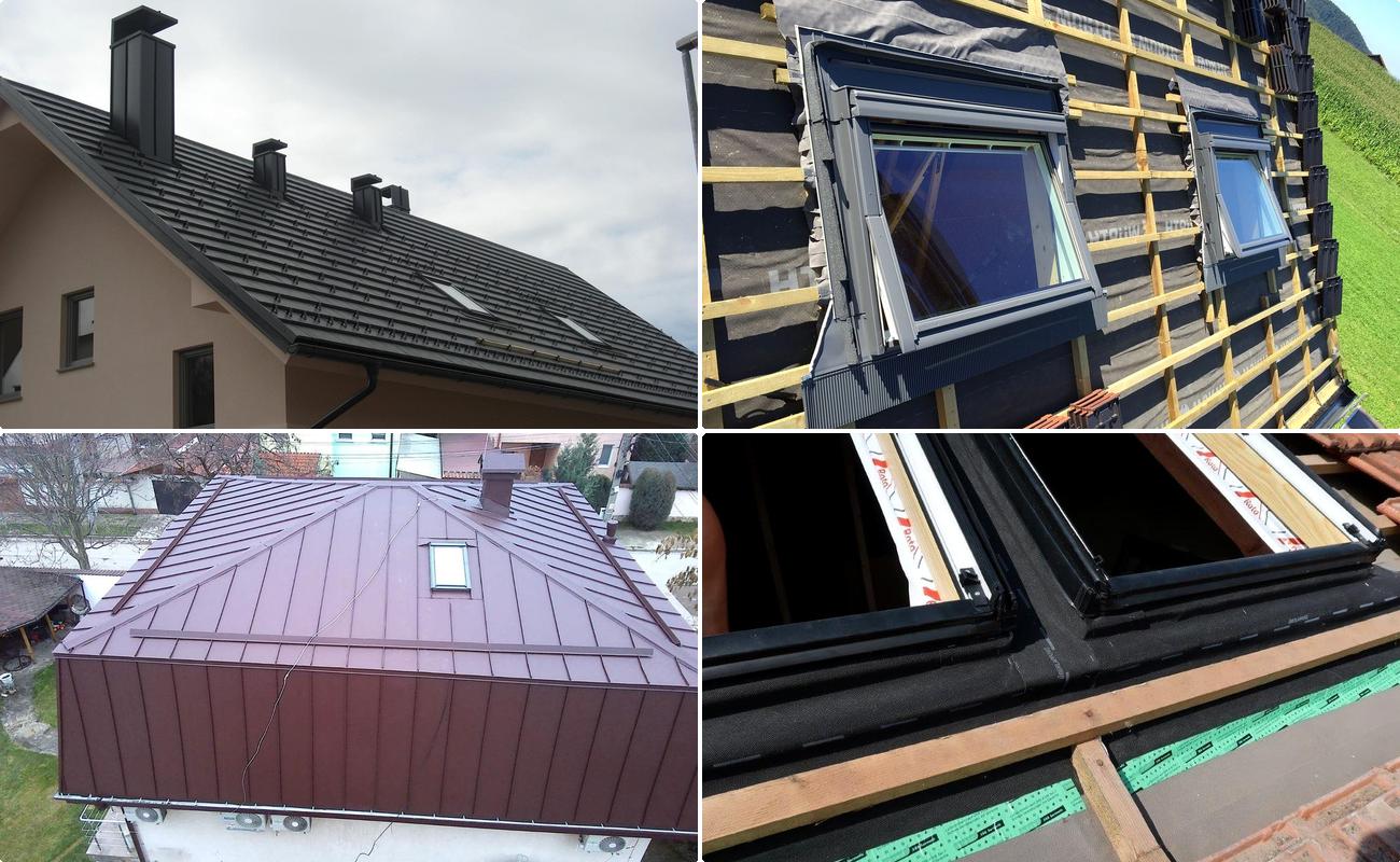 Tipuri de jgheaburi din tabla zincata si vopsita