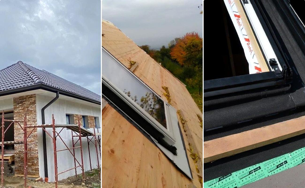 Montaj jgheaburi si burlane pentru acoperis