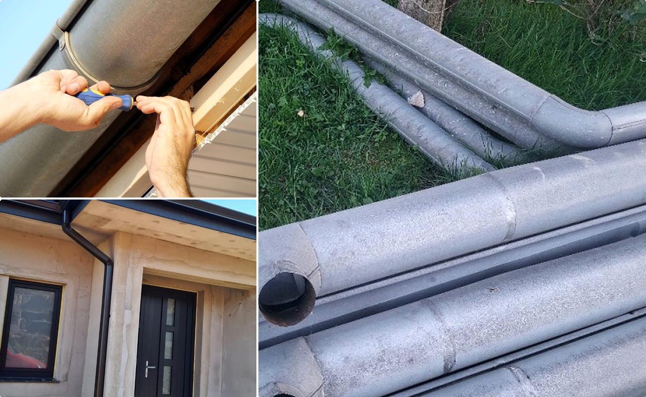 Tipuri de jgheaburi din tabla zincata si vopsita