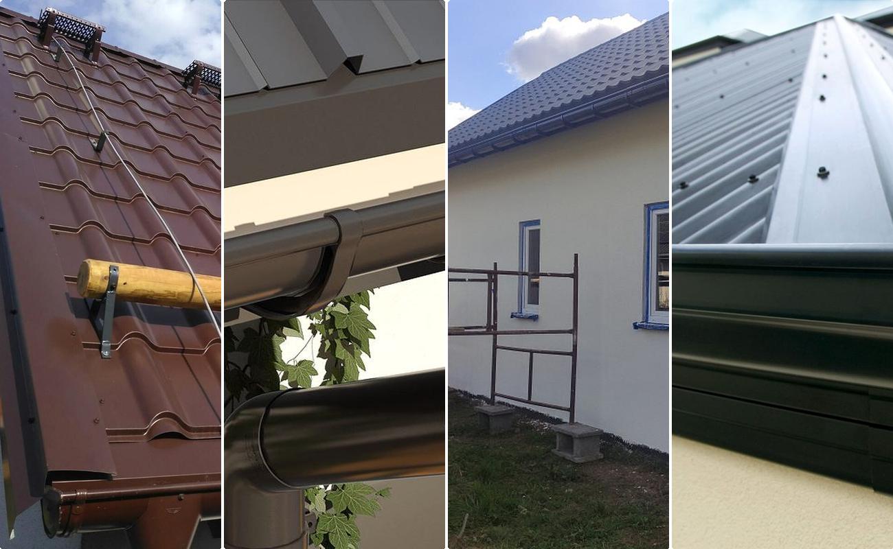 Montaj jgheaburi si burlane pentru acoperis