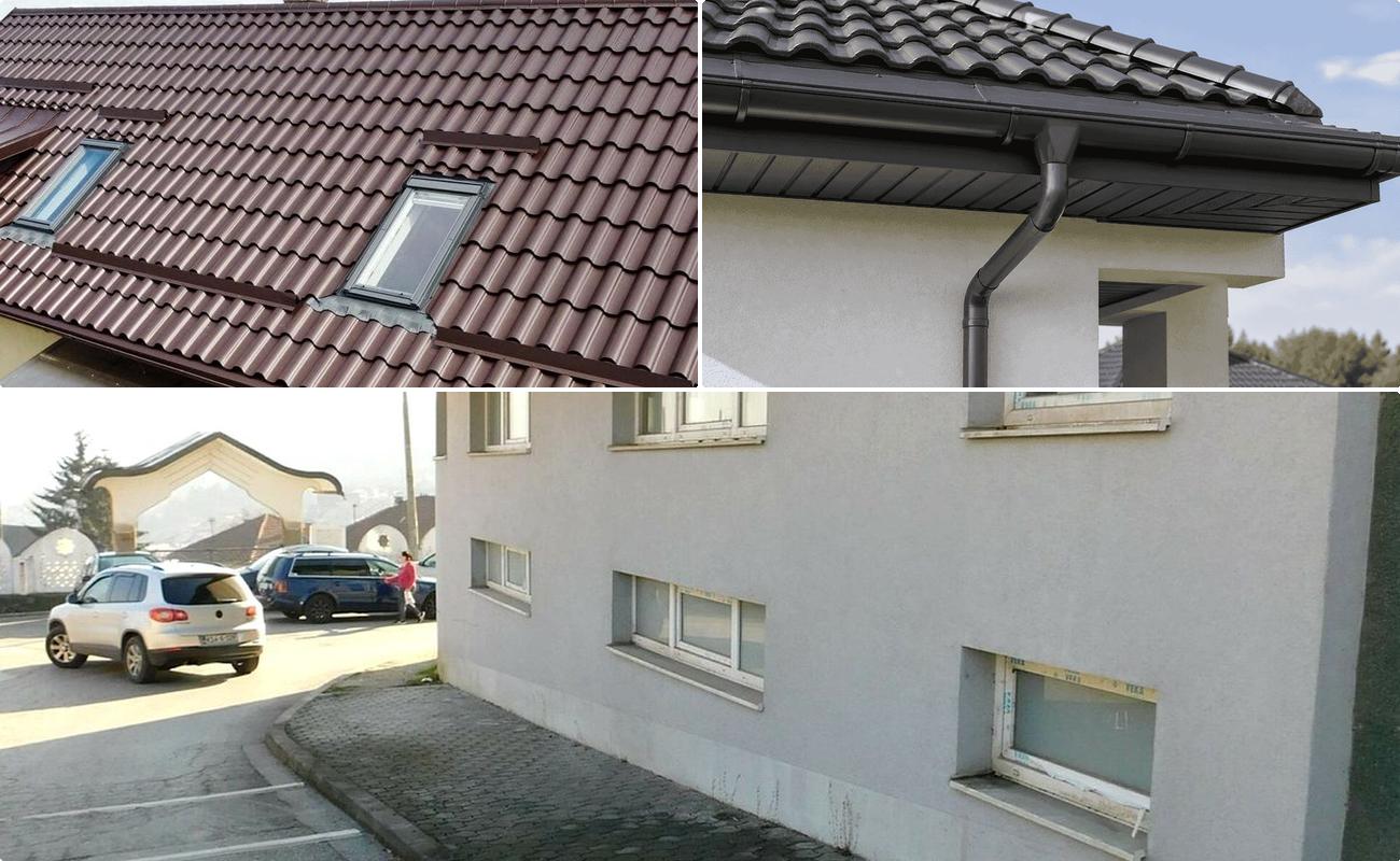 Montaj jgheaburi si burlane pentru acoperis